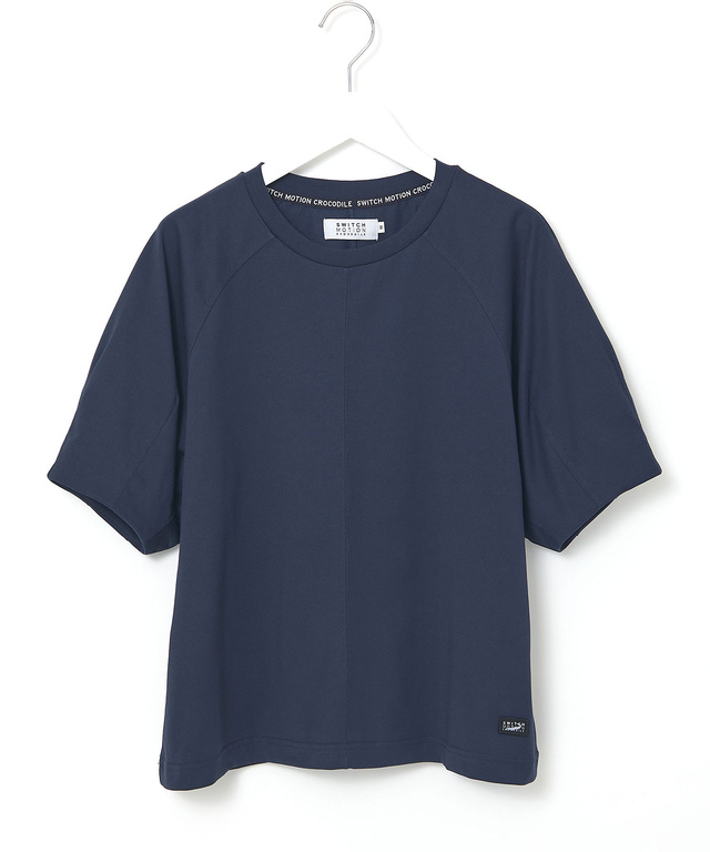 プレーティング天竺 パフスリーブ Tシャツ【接触冷感】