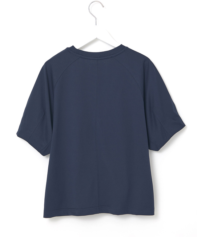 プレーティング天竺 パフスリーブ Tシャツ【接触冷感】