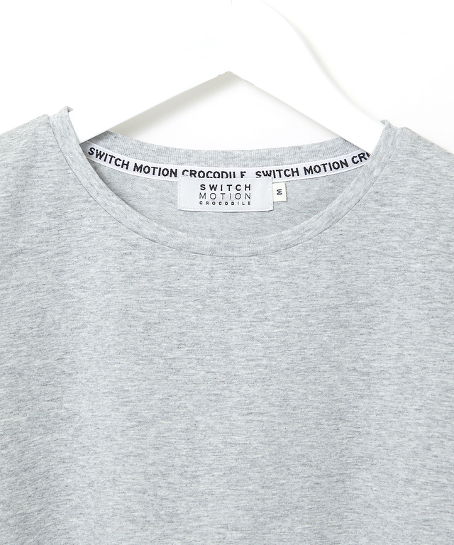 プレーティング天竺 ドルマンスリーブ Tシャツ【接触冷感】