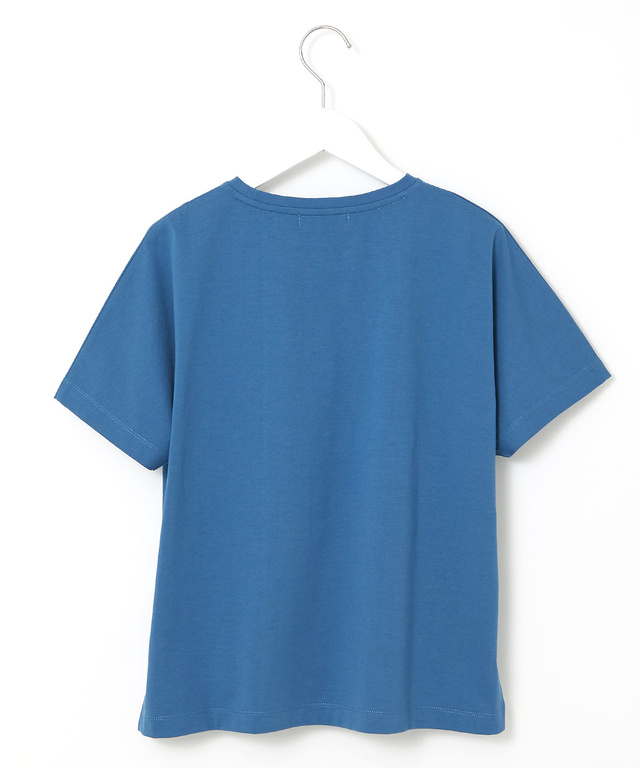 プレーティング天竺 ドルマンスリーブ Tシャツ【接触冷感】