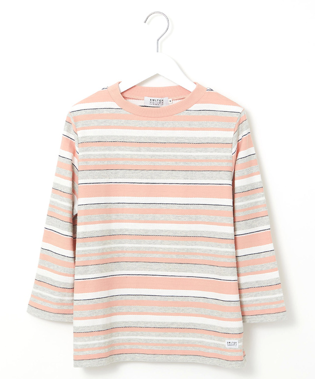 ロープ ジャカード ボーダー カットソー