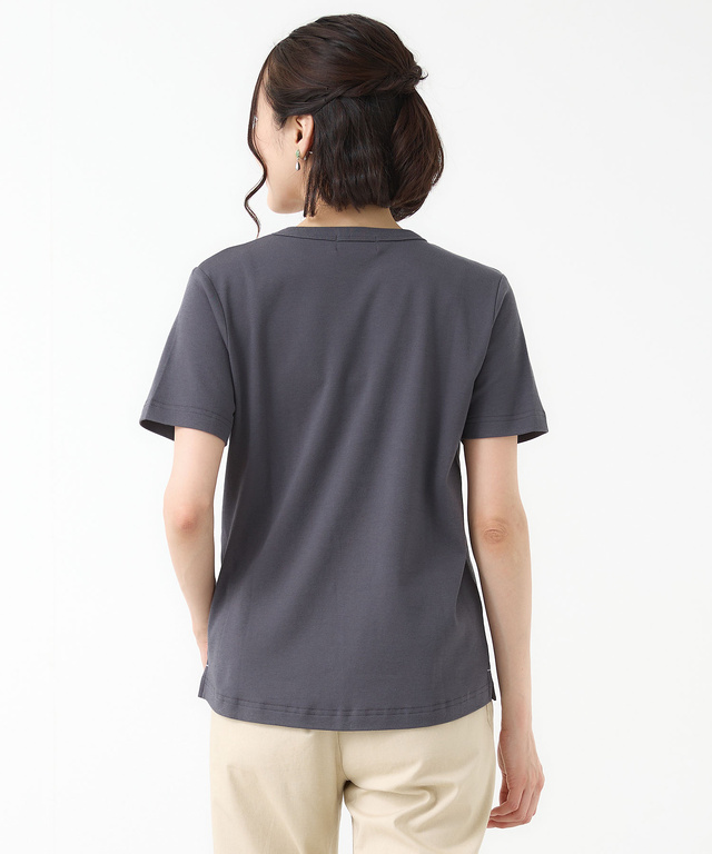 スムース ロゴプリント Tシャツ