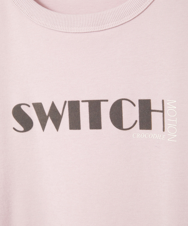 スムース ロゴプリント Tシャツ