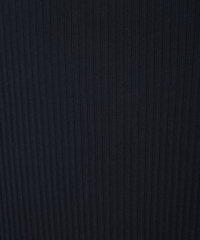 シアーストライプ クルーネック カットソー