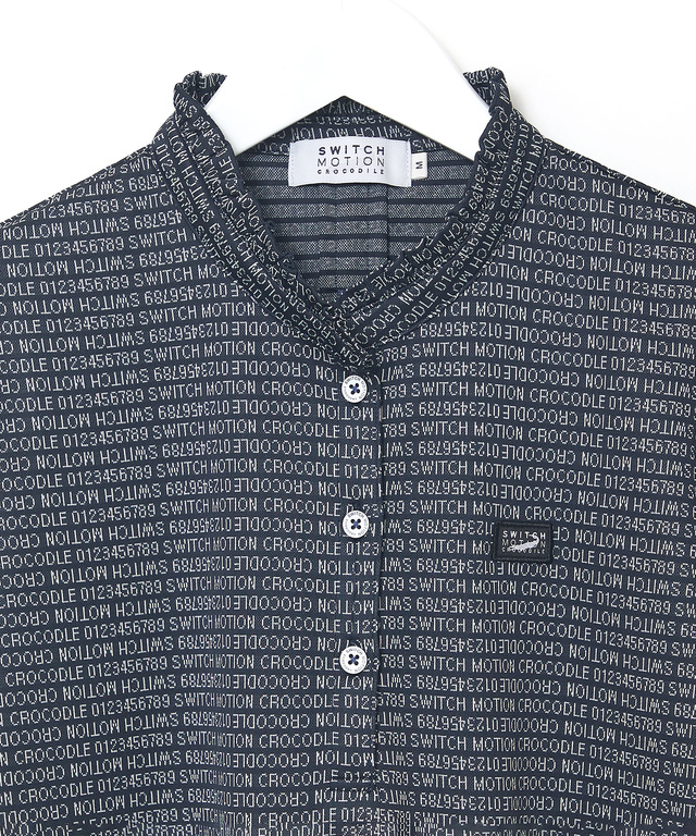 ジャカード デジタルロゴ カットソー