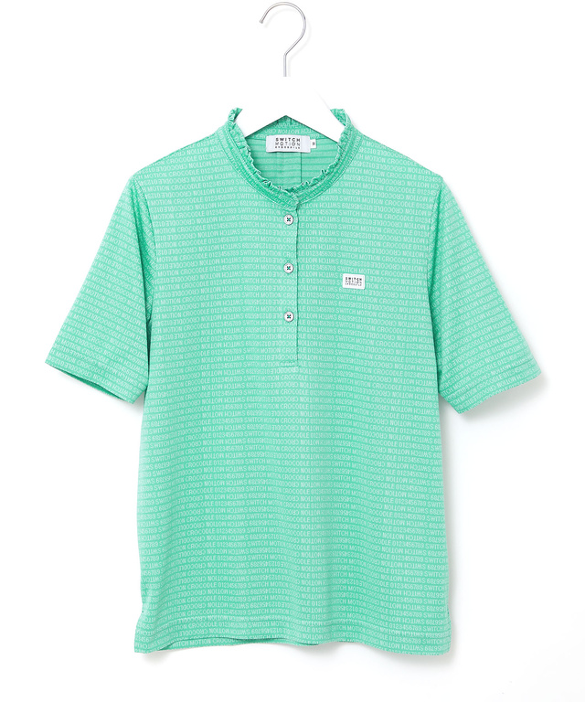 ジャカード デジタルロゴ カットソー