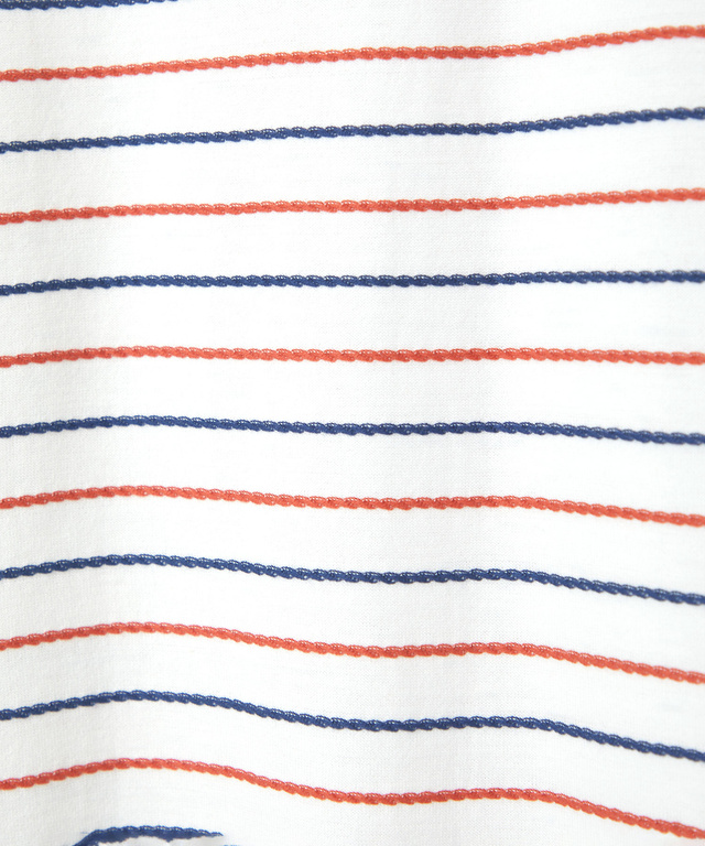 ロープ ジャカード ボーダー Tシャツ