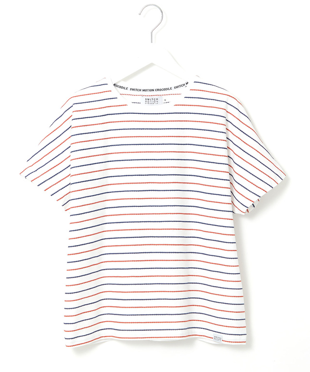 ロープ ジャカード ボーダー Tシャツ