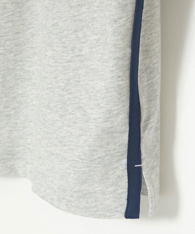 プレーティング天竺 配色テープ 半袖 Tシャツ