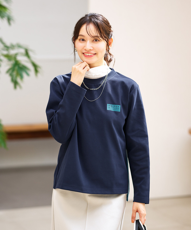 リブ ラインテープ Tシャツ 