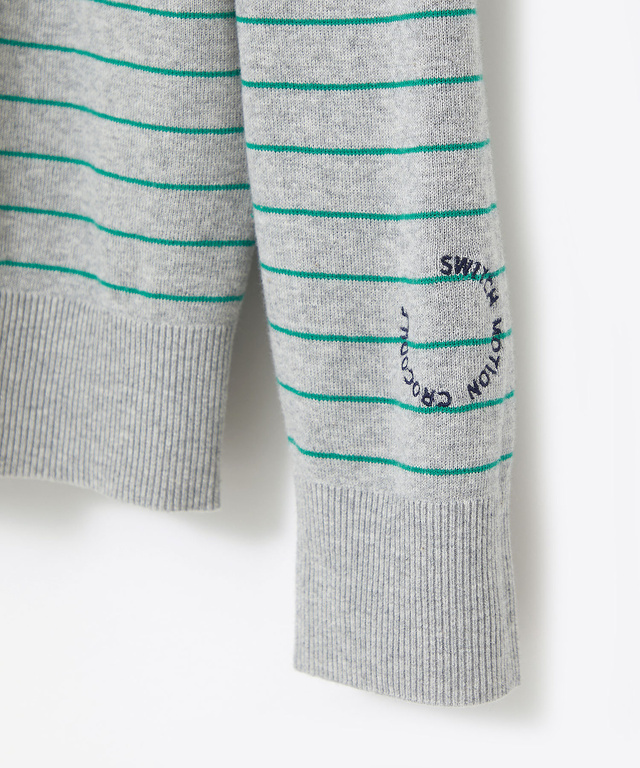 タートルネック 配色 ニット【手洗いOK】