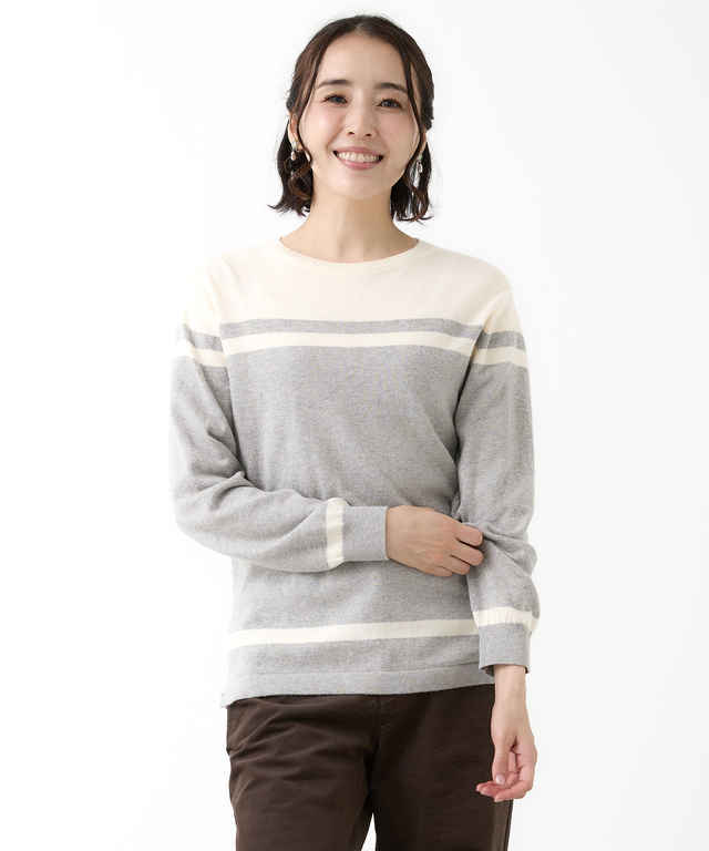 パネル配色切り替え プルオーバー【手洗いOK】