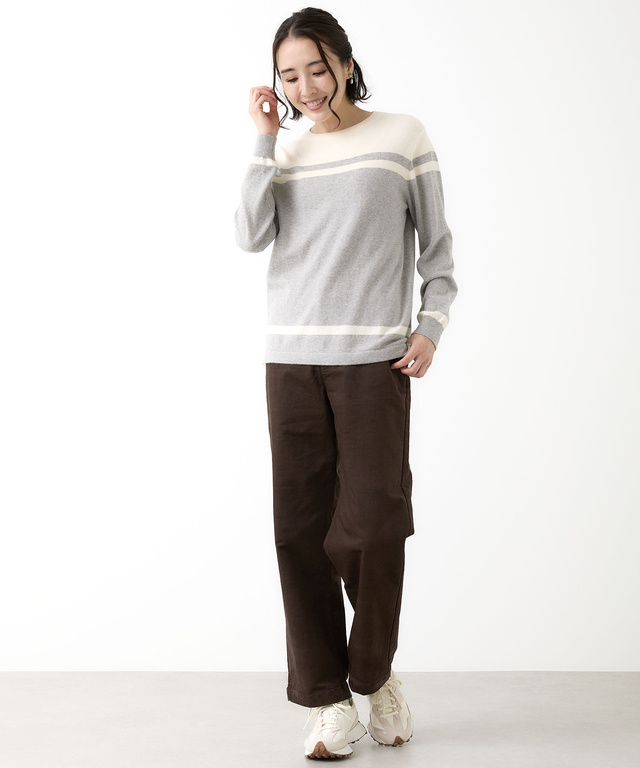 パネル配色切り替え プルオーバー【手洗いOK】