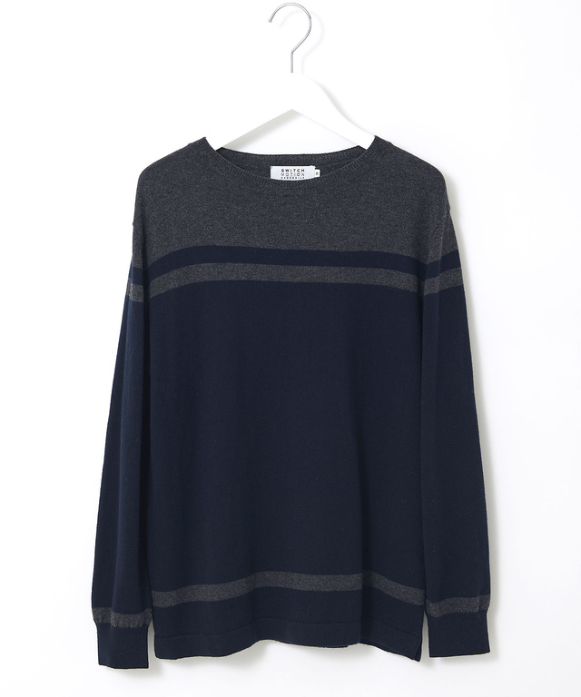 パネル配色切り替え プルオーバー【手洗いOK】