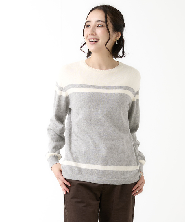 パネル配色切り替え プルオーバー【手洗いOK】