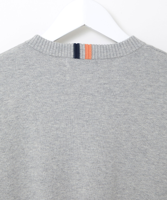 ハーフジップ プルオーバー ニット