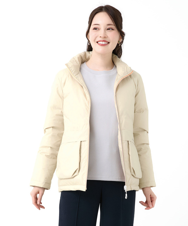 ショートダウンブルゾン【撥水加工】