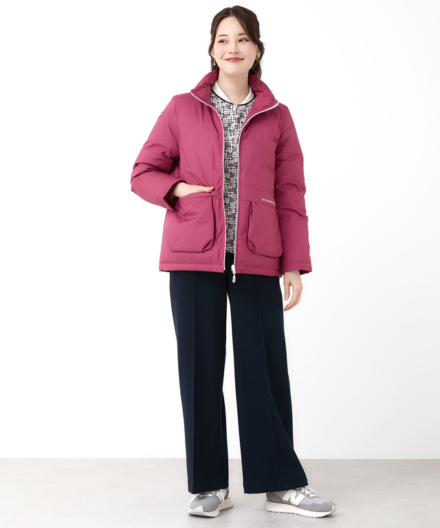 ショートダウンブルゾン【撥水加工】