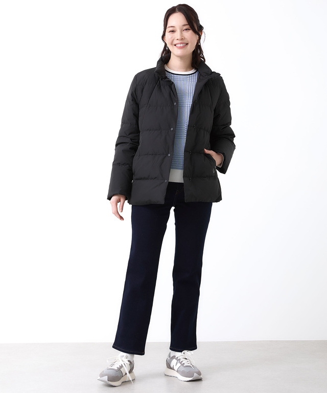 スタンドカラー ダウンジャケット