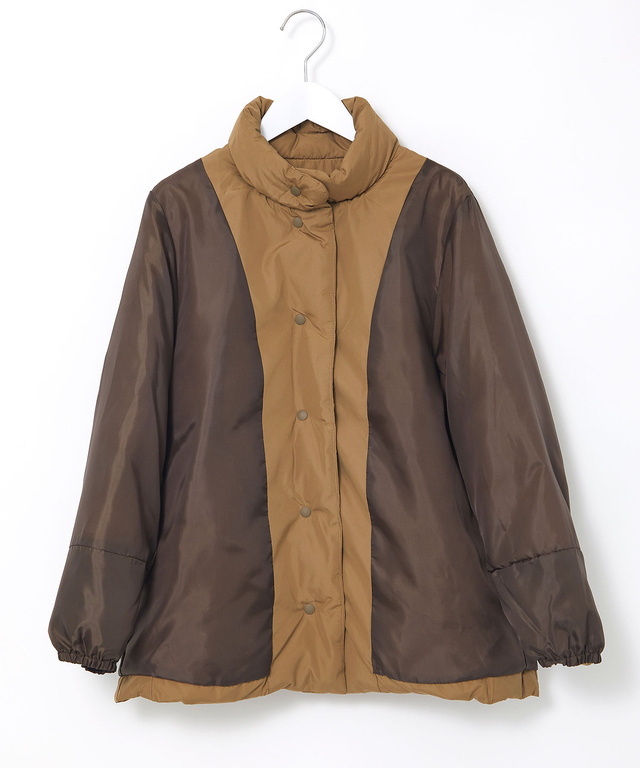 スタンドカラー ダウンジャケット