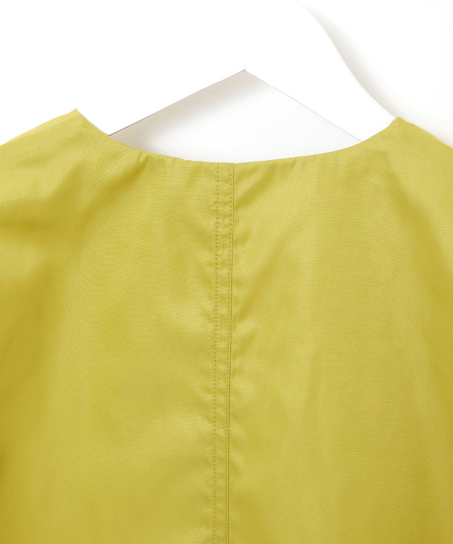 中綿 ノーカラー ブルゾン