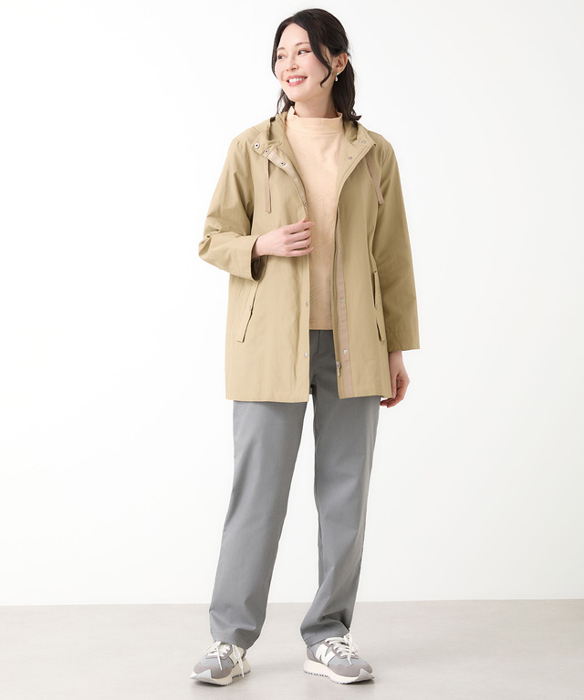 ミドル丈 フーデッドアウター