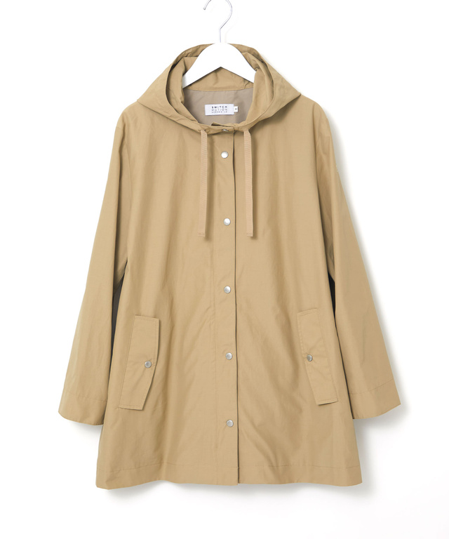 ミドル丈 フーデッドアウター