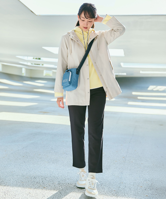 ミドル丈 フーデッドアウター