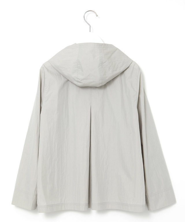 フロントボタン フーデッドジャケット【手洗いOK】