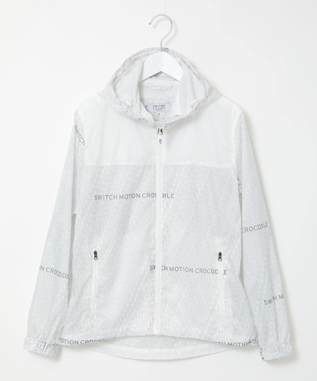 ロゴプリント ドッキング ブルゾン【手洗いOK】【撥水加工】