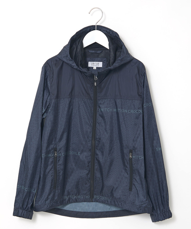 ロゴプリント ドッキング ブルゾン【手洗いOK】【撥水加工】