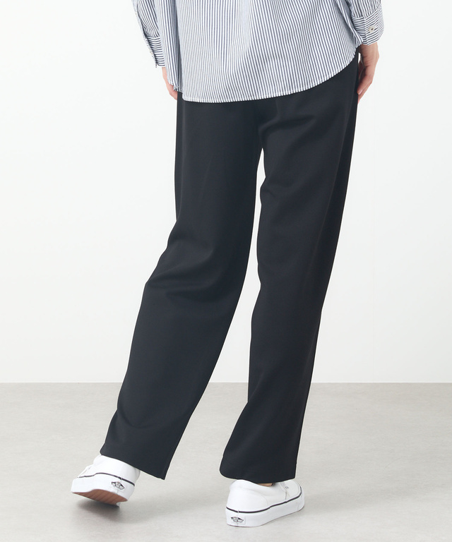 ポンチ カーブ シルエット パンツ