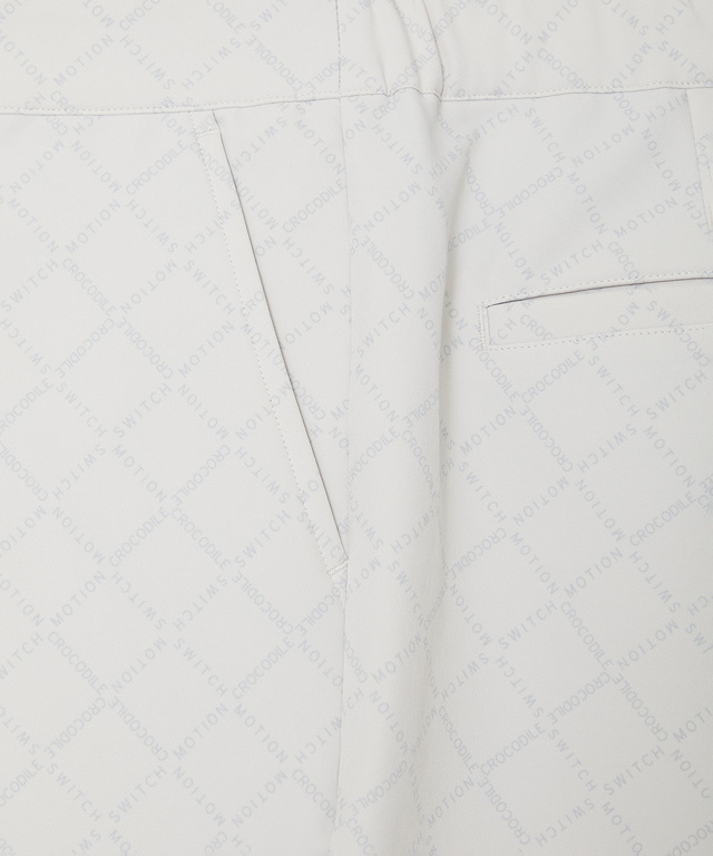 モノグラム プリント パンツ