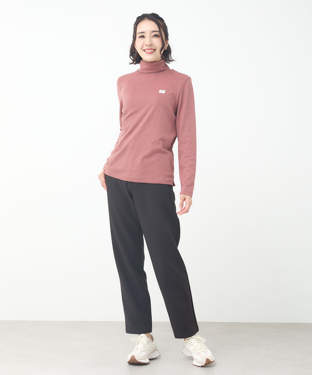 裏起毛 ストレート パンツ