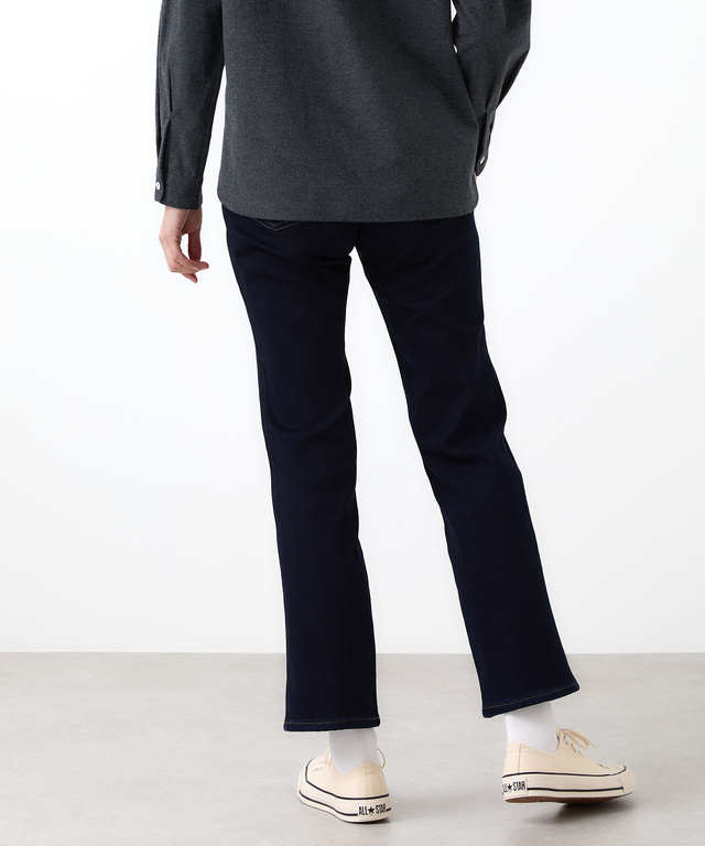 裏起毛 ストレート デニム