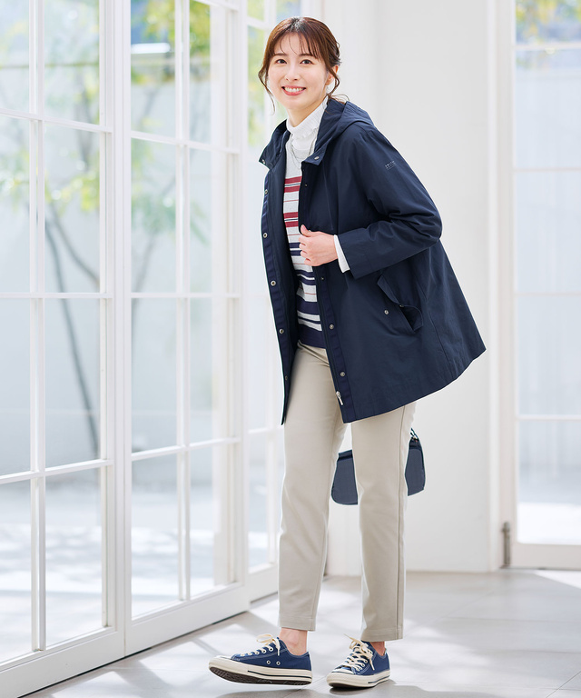 ストレッチ テーパードパンツ