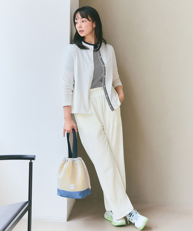 ウエストゴム ストレート パンツ