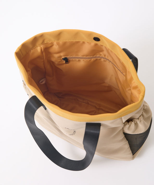 バイカラー スクエアバッグ