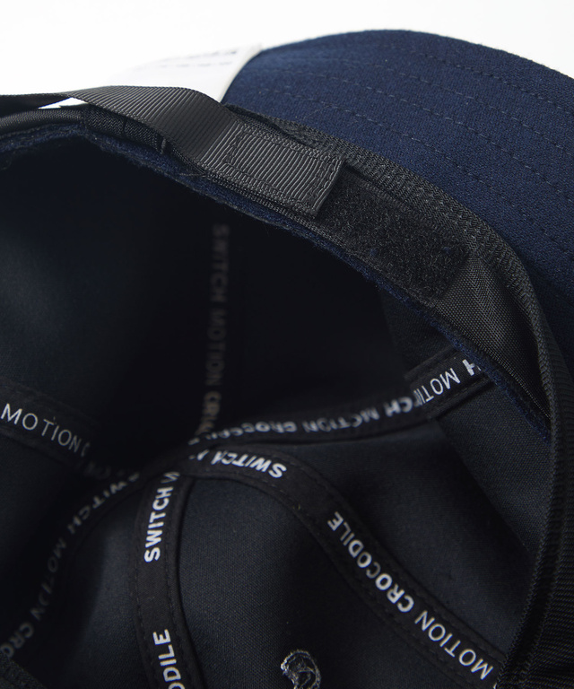 飛び柄 ロゴ刺繍 ハット