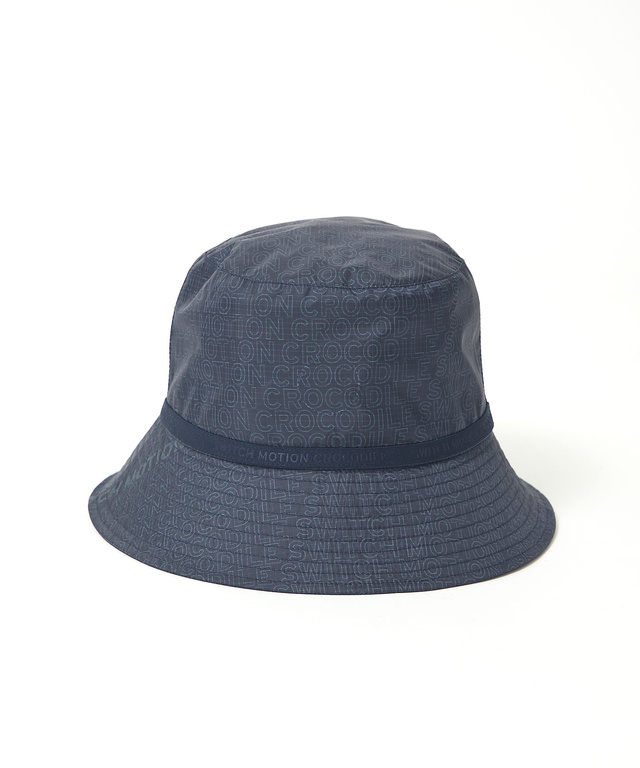 ロゴプリント バケット ハット【手洗いOK】