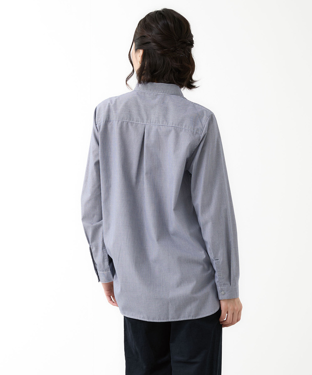 ギンガムチェック シャツ チュニック